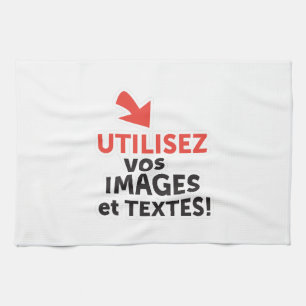 Drucken Sie Ihre Designs online auf Französisch Küchentuch