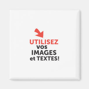 Drucken Sie Ihre Designs online auf Französisch Magnet