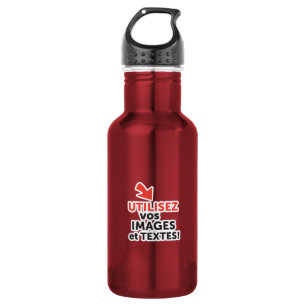 Drucken Sie Ihre Designs online auf Französisch Trinkflasche