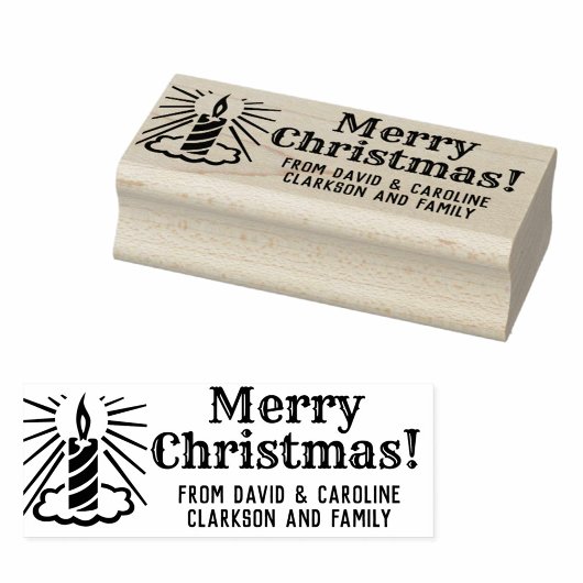 Drucken Sie Ihre eigene Weihnachtsgeschenk-Tag-Nac Gummistempel