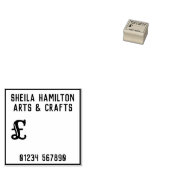 Drucken Sie Ihre eigenen Tickets mit einem Gummistempel (Stempel)