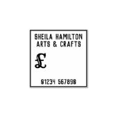 Drucken Sie Ihre eigenen Tickets mit einem Gummistempel (Prägung)