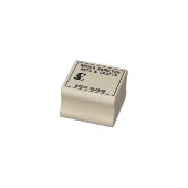 Drucken Sie Ihre eigenen Tickets mit einem Gummistempel (Stempel)