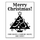 Drucken Sie Ihre eigenen Weihnachtskarten Gummistempel (Prägung)