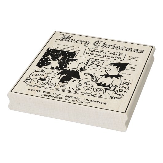 Drucken Sie Ihre eigenen Weihnachtskarten Gummistempel (Stempel)