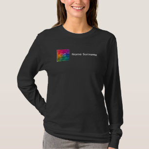 Drucken Sie Ihren Namen und Ihr Logo auf zwei Seit T-Shirt