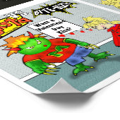 Drucken Sie "Kidmonsta Double" - von Kev Moore Poster (Ecke)