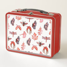 Drucken Sie Lunch-Box mit Roter Natur