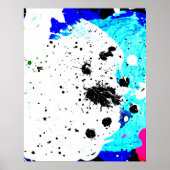 Drucken Sie meine abstrakten Originalgemälde. Poster (Vorne)