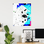 Drucken Sie meine abstrakten Originalgemälde. Poster (Heimbüro)