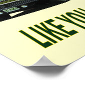 Drucken Sie mit "DRIVE IT..." Design Poster (Ecke)