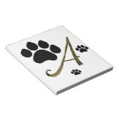 Drucken Sie Monogramm Notepad einfügen Notizblock (angewinkelt)