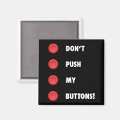 Drücken Sie nicht die Tasten! Magnet (Vorderseite/Rückseite)