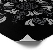 Drucken Sie sich ein eigenes Mandala Template Post Poster (Ecke)