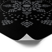 Drucken Sie sich ein eigenes Mandala Template Post Poster (Ecke)