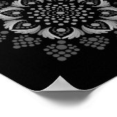 Drucken Sie sich ein eigenes Mandala Template Post Poster (Ecke)