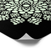 Drucken Sie sich ein eigenes Mandala Template Post Poster (Ecke)