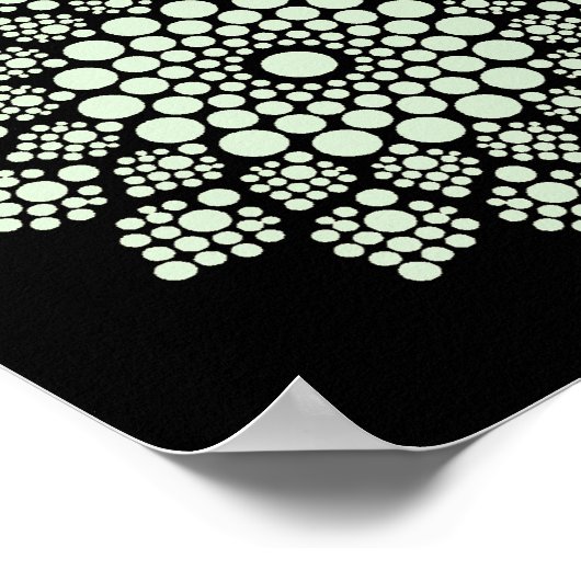 Drucken Sie sich ein eigenes Mandala Template Post Poster (Ecke)