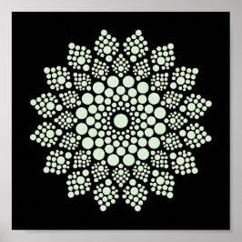 Drucken Sie sich ein eigenes Mandala Template Post Poster