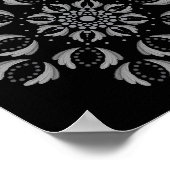 Drucken Sie sich ein eigenes Mandala Template Post Poster (Ecke)