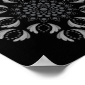 Drucken Sie sich ein eigenes Mandala Template Post Poster (Ecke)