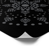 Drucken Sie sich ein eigenes Mandala Template Post Poster (Ecke)