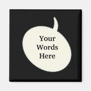 Drücken Sie sich Magnet aus