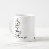 Drücken Sie sich selbst aus  Kaffeetasse (Vorderseite Links)