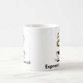 Drücken Sie sich selbst aus  Kaffeetasse (Mittel)