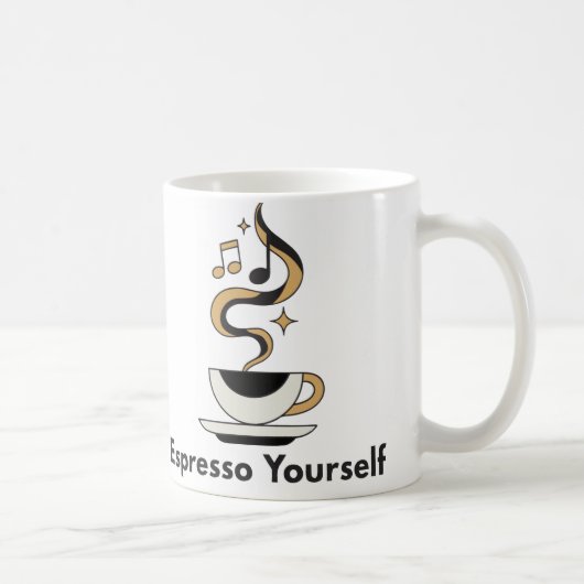 Drücken Sie sich selbst aus  Kaffeetasse (Rechts)