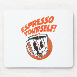 Drücken Sie sich selbst lustig aus Kaffeeliebhaber Mousepad