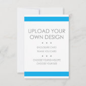 Drucken Sie sich selbst UAWG, Info oder Dankeschön RSVP Karte (Vorderseite)