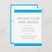 Drucken Sie sich selbst UAWG, Info oder Dankeschön RSVP Karte (Vorne/Hinten)