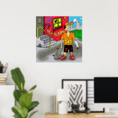 Drucken Sie "SK8" - von Kev Moore Poster (Heimbüro)