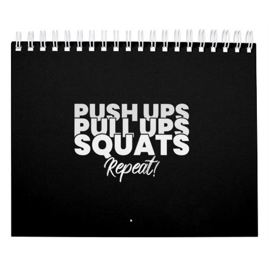 Drücken Sie UPS Pull UPS Squats Wiederholen! Kalender (Titelbild)