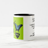 Drücken Sie zurück Logo, RoHS bleifreies lötendes Zweifarbige Tasse (Mittel)