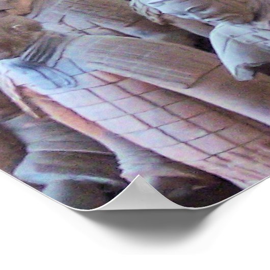 DRUCKEN - Terracotta Warriors Xián China Poster (Ecke)