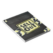 Drucken verkaufen notizblock (angewinkelt)