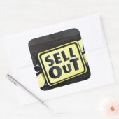 Drucken verkaufen quadratischer aufkleber (Umschlag)