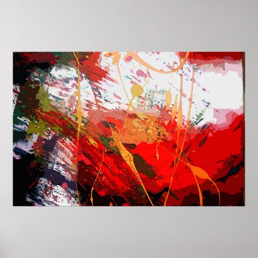 Drucken von Abstrakten Malplakaten Poster (Vorne)