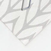 Drucken von Flachbildschirmen mit weißem Strick Fleecedecke (Ecke)