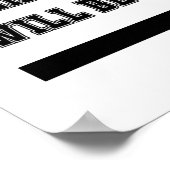 Drucken von Golfregeln Poster (Ecke)