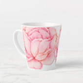 Drucken von handgemalten Peonies Milchtasse (Linke Ecke)