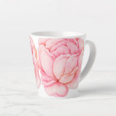 Drucken von handgemalten Peonies Milchtasse (Rechte Ecke)