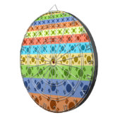 Drucken von mehrfarbigen koreanischen Flaggen Dartscheibe (Vorderseite rechts)