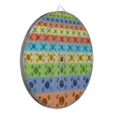 Drucken von mehrfarbigen koreanischen Flaggen Dartscheibe (Vorderseite Links)