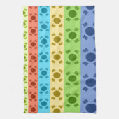 Drucken von mehrfarbigen koreanischen Flaggen Geschirrtuch (Vertikal)