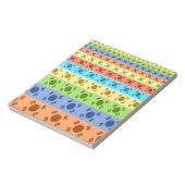 Drucken von mehrfarbigen koreanischen Flaggen Notizblock (Rotiert)