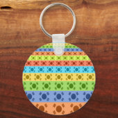 Drucken von mehrfarbigen koreanischen Flaggen Schlüsselanhänger (Vorderseite)