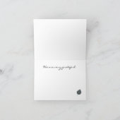 Drucken von Papier - dank der Weihnachtskarte Dankeskarte (Innenseite)